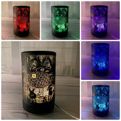 Металлический ультразвуковой увлажнитель Iron Art Led Color Lamp (Аромадиффузор светодиодный)