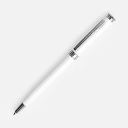 Ручка шариковая Finn Chrome, белая, 13,8х0,9 см