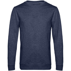 Свитшот унисекс Set In, синий меланж, XS–3XL