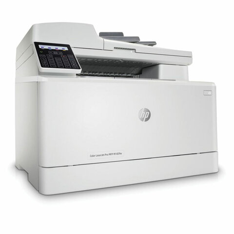 МФУ лазерное ЦВЕТНОЕ HP Color LaserJet M183fw "4 в 1", А4, 16 стр./мин., 30000 стр./месяц, АПД, Wi-Fi, сетевая карта, 7KW56A