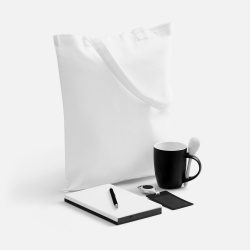 Набор Welcome Pack, черный с белым, 35х40 см