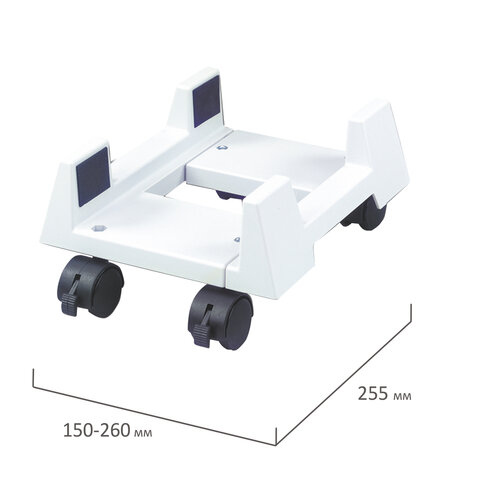 Подставка для системного блока BRAUBERG, передвижная, 510191