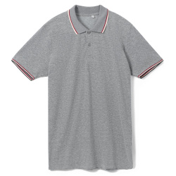 Рубашка поло мужская Paname Men, черный меланж, S–3XL