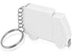 Брелок-рулетка «Грузовик»,1м, Размер 1м, Цвет белый/серебристый