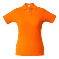 Рубашка поло женская Surf Lady, оранжевая, XS–XXL
