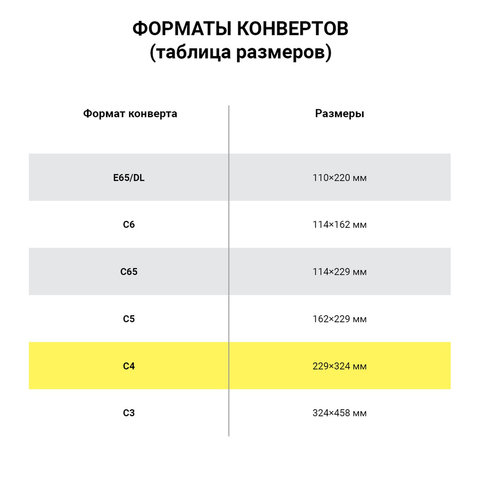 Конверты С4 (229х324 мм), отрывная лента, 100 г/м2, КОМПЛЕКТ 25 шт., BRAUBERG, 121852