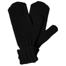 Варежки Nordkyn, черные, S–XL