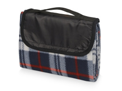 Плед «Шотландия», Цвет синий/белый