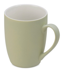 Кружка с покрытием soft-touch «Tulip Gum», Цвет зеленый оливковый