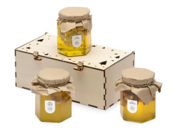 Подарочный набор «Trio honey», Цвет натуральный