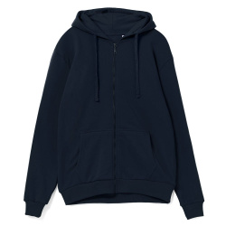 Толстовка на молнии с капюшоном Siverga Heavy 2.0, темно-синяя, XS–5XL