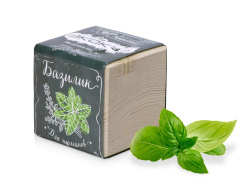 Набор для выращивания «Базилик», Цвет бежевый