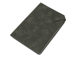 Блокнот А5 с магнитным клапаном в гибкой обложке «Chaplin», Цвет серый