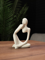 Мыслитель 1 - Статуэтка декоративная из гипса, арт. g005006