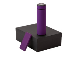 Подарочный набор "COLOR IT" c термосом и повербанком, Размер 10000 mAh, Цвет фиолетовый