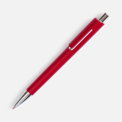 Ручка шариковая Dominanta Color, красная, 14,1х1,1 см