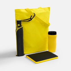 Набор Flexpen Black Walk, черный с желтым, 35х38х8 см