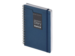 Ежедневник недатированный А5 «Pragmatic», Цвет темно-синий