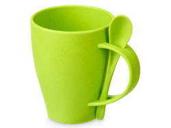 Кружка из пшеничного волокна «Nina», Цвет зеленое яблоко