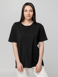 Футболка унисекс оверсайз Street Vibes, черная, XS–XXL