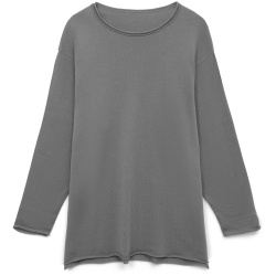 Лонгслив унисекс Siluetti Fuori, серый, S/M, L/XL