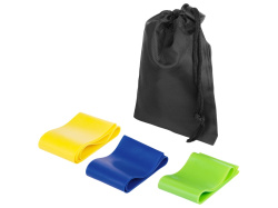 Набор фитнес-резинок «Strong», Цвет зеленый, синий, желтый