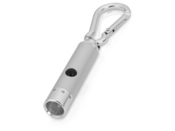 Брелок-фонарик «Карабин», Цвет серебристый