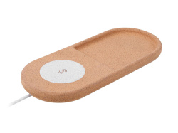 Беспроводное зарядное устройство «NEO Eco XL», 10 Вт, Цвет светло-коричневый