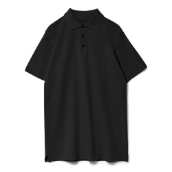 Рубашка поло мужская Virma Light, черная, S–4XL