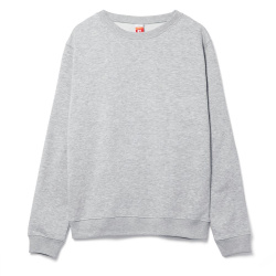 Свитшот унисекс Delta, серый меланж, S–XXL