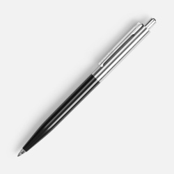 Ручка шариковая Senator Point Metal, ver.2, черная, 0,9х13,7 см