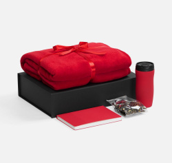 Набор Vale Plush, красный, 40,5х30х10 см