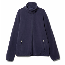Куртка флисовая унисекс Nesse, темно-синяя, XS–XXL