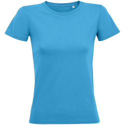 Футболка женская Regent Fit Women, ярко-бирюзовая, S–ХXL
