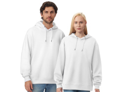 Толстовка с капюшоном оверсайз «Lisbon» унисекс, Размер M, Цвет белый