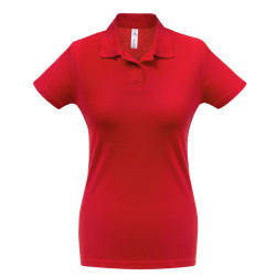 Рубашка поло женская ID.001 красная, XS–3XL