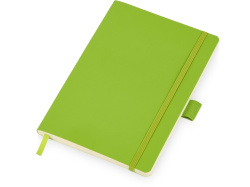 Блокнот А5 в гибкой обложке «Vision 2.0» soft-touch, Размер А5, Цвет зеленое яблоко