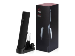 Набор винных аксессуаров 4в1 «Savoie» с покрытием soft touch, Цвет черный