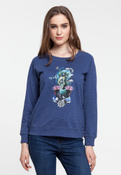 Толстовка Beauty Sleep, синий меланж, S–XL