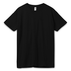 Футболка унисекс Regent 150, черная, XXS–5XL