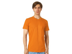 Футболка "Heavy Super Club" мужская с V-образным вырезом, Размер L, Цвет оранжевый