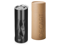 Вакуумная герметичная термокружка «Decart», 450 мл, Цвет черный