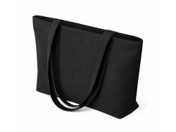 Сумка на молнии «Purch» из хлопка 340 г/м2, Цвет черный