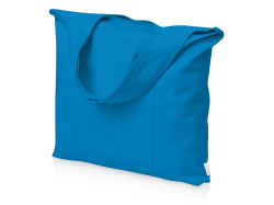 Сумка-шоппер «Revest» из переработанного хлопка 320 г/м2, Цвет морская волна