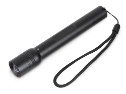 Фонарь на батарейках с регулируемым фокусом «Wand», IPX7, 250 Лм, Цвет черный