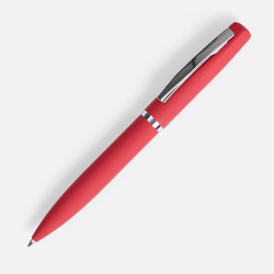 Ручка шариковая Bolt Soft Touch, красная, 13,8х1,3 см