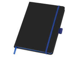 Блокнот А5 «Color Edge», Цвет черный/ярко-синий