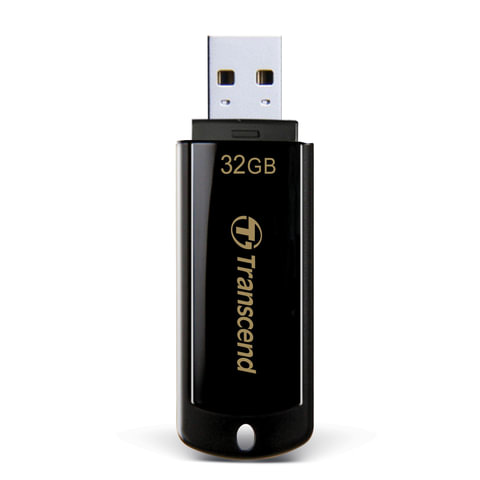 Флеш-диск 32 GB, TRANSCEND Jet Flash 350, USB 2.0, черный, TS32GJF350