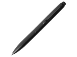 Ручка металлическая шариковая со стилусом «Rocky», Цвет черный