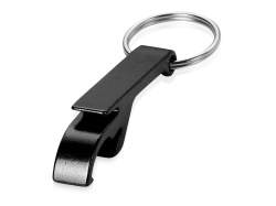 Брелок-открывалка «Tao», Цвет черный/серебристый
